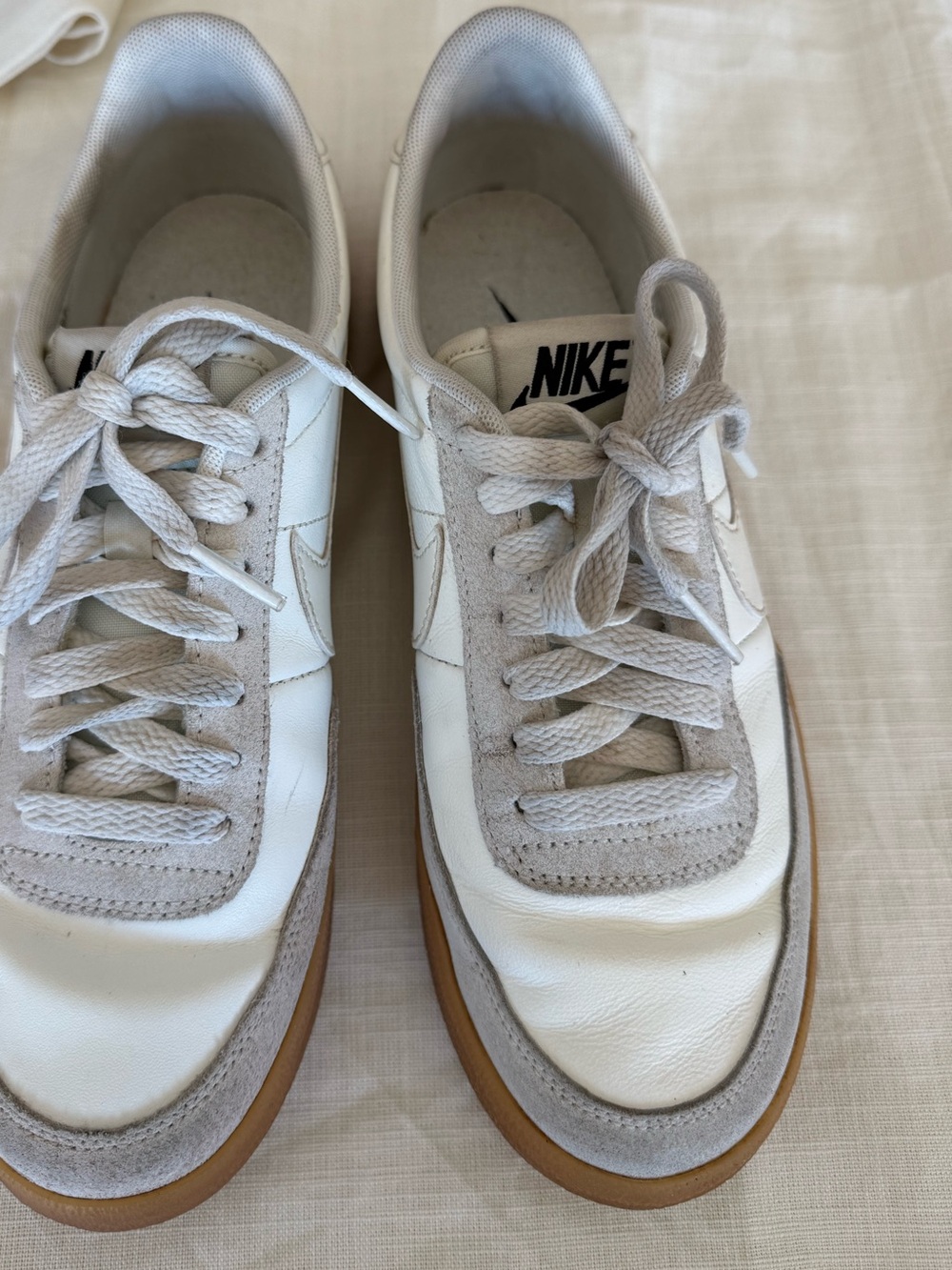 Nike Women’s White and Light Gray Low-Top Sneakers Nike Killshot 2